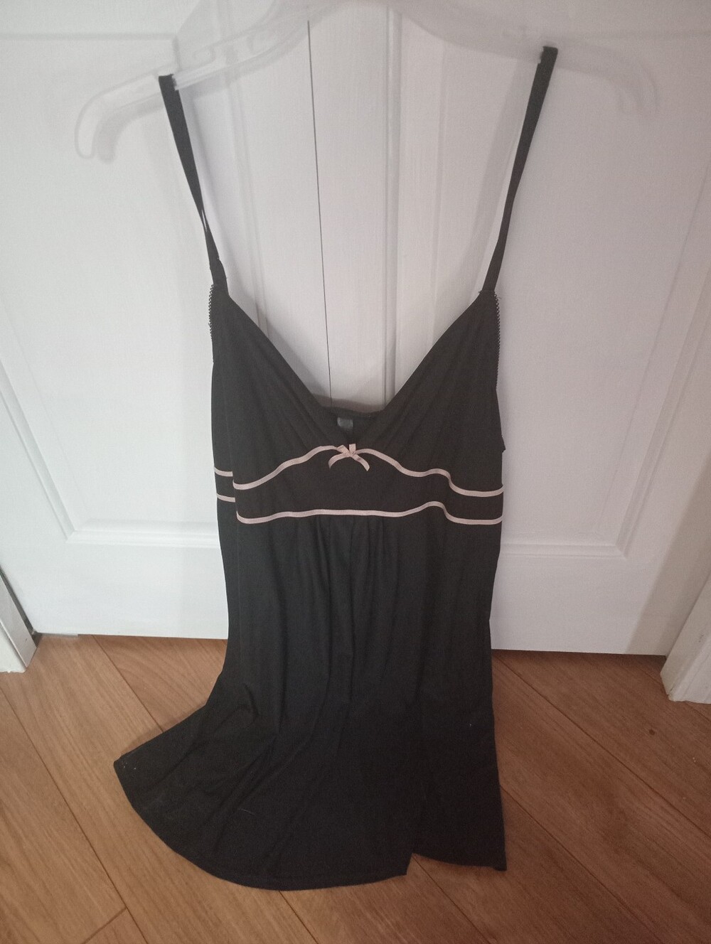 Women's Black Babydoll Nightgown